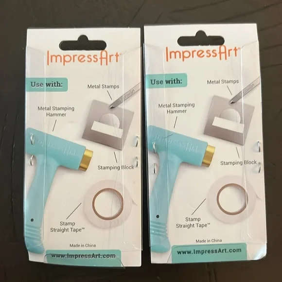 TWO ImpressArt, Whimsy Flower (small) stamps, 3mm - Picture 2 of 3